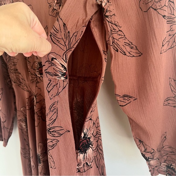 AMUSE SOCIETY Floral Sketch Boho Festival Dress - Picture 6 of 10